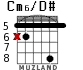 Cm6/D# для гитары - вариант 2
