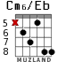 Cm6/Eb для гитары - вариант 3