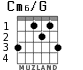 Cm6/G для гитары - вариант 3
