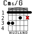 Cm6/G для гитары - вариант 4