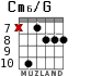 Cm6/G для гитары - вариант 5