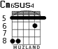 Cm6sus4 для гитары - вариант 3