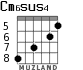Cm6sus4 для гитары - вариант 4