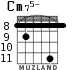 Cm75- для гитары - вариант 5
