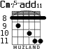 Cm75-add11 для гитары - вариант 3
