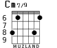 Cm7/9 для гитары - вариант 5