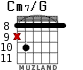 Cm7/G для гитары - вариант 5