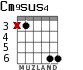 Cm9sus4 для гитары - вариант 2