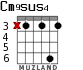 Cm9sus4 для гитары - вариант 3