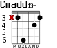 Cmadd13- для гитары - вариант 5