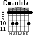 Cmadd9 для гитары - вариант 5