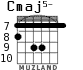 Cmaj5- для гитары - вариант 4