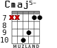 Cmaj5- для гитары - вариант 5