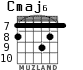 Cmaj6 для гитары - вариант 4