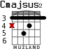 Cmajsus2 для гитары - вариант 2