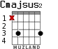 Cmajsus2 для гитары - вариант 1