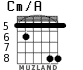 Cm/A для гитары - вариант 4