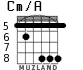 Cm/A для гитары - вариант 5