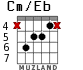 Cm/Eb для гитары - вариант 2
