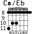 Cm/Eb для гитары - вариант 5