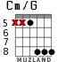 Cm/G для гитары - вариант 3