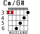 Cm/G# для гитары - вариант 1