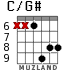 C/G# для гитары - вариант 6