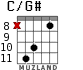 C/G# для гитары - вариант 8