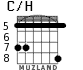 C/H для гитары - вариант 4