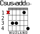 Csus4add13- для гитары - вариант 2
