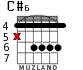 C#6 для гитары - вариант 1