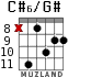 C#6/G# для гитары - вариант 4