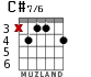 C#7/6 для гитары - вариант 1