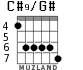 C#9/G# для гитары - вариант 4