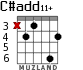 C#add11+ для гитары - вариант 2