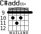 C#add11+ для гитары - вариант 6