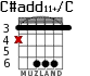 C#add11+/C для гитары - вариант 2