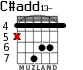 C#add13- для гитары - вариант 2