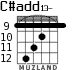 C#add13- для гитары - вариант 3