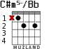C#m5-/Bb для гитары - вариант 1