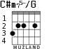 C#m75-/G для гитары
