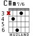 C#m7/6 для гитары - вариант 2