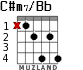 C#m7/Bb для гитары