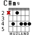 C#m9 для гитары - вариант 2