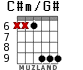 C#m/G# для гитары - вариант 3