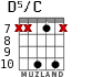 D5/C для гитары - вариант 3
