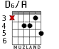 D6/A для гитары - вариант 4