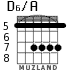 D6/A для гитары - вариант 6