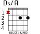 D6/A для гитары - вариант 1