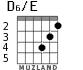 D6/E для гитары - вариант 2